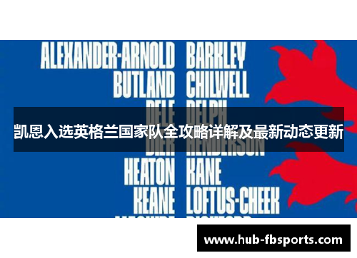 凯恩入选英格兰国家队全攻略详解及最新动态更新